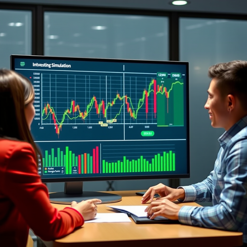 Interaktivní vzdělávání s moderními technologiemi, online platformou a praktickými simulacemi investování
